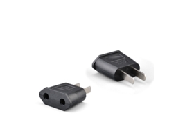 Adaptador De Viagem Eua, Conversor Universal Para 2 Pinos Eua