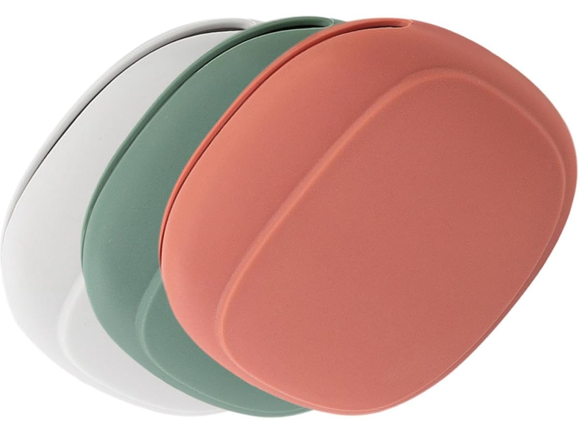 Conjunto de 3 Estojos de Silicone para Guardar Fones de Ouvido e Cabos, Organizador Pequeno. SFUSHOS