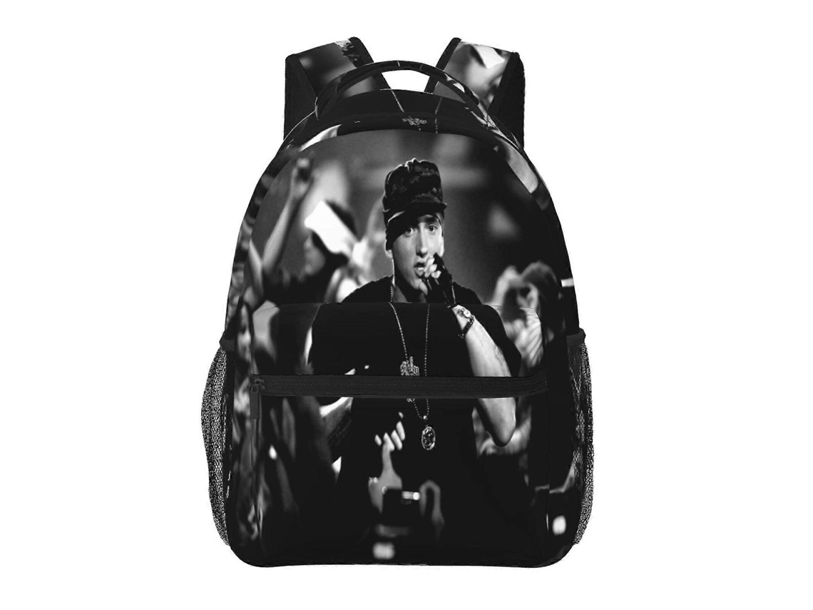 Mochila Eminem K73 Para Escola E Trabalho, Leve E À Prova Dágua, Mochila Estilosa Para Estudantes E Adultos N73 Olysi Shop