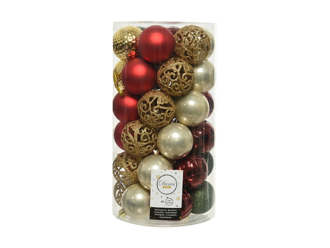 Bola de Natal DECORIS (Plástico - Multicor)