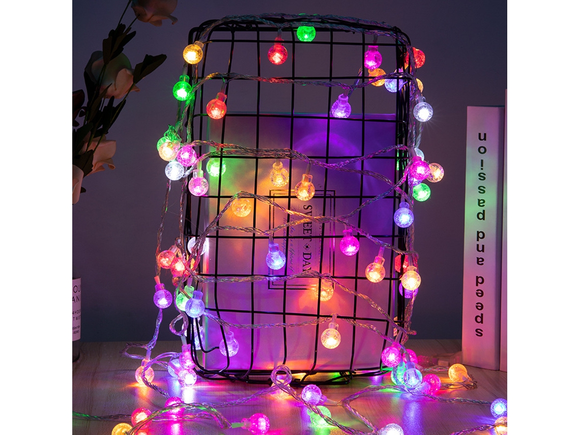 Cordão de Luzes Led de 3 Metros para Natal, Camping e Decoração BRILVIBERA