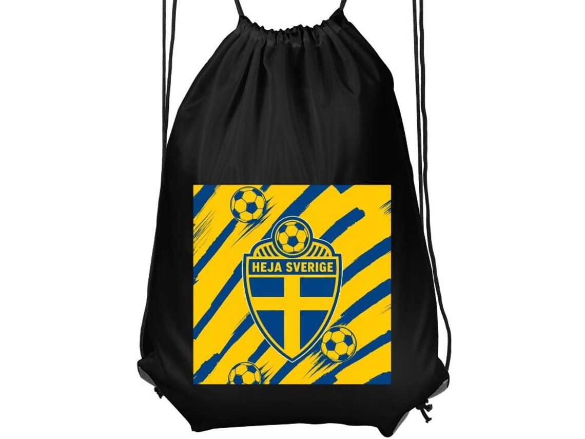 Mochila de Ginástica Infantil Preta BRILVIBERA