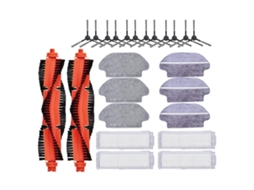 Para Aspirador De Pó Robô 3c Mop B106cn Acessórios Escova Principal Escova Lateral Filtro Hepa Panos De Esfregão Peças De Reposição
