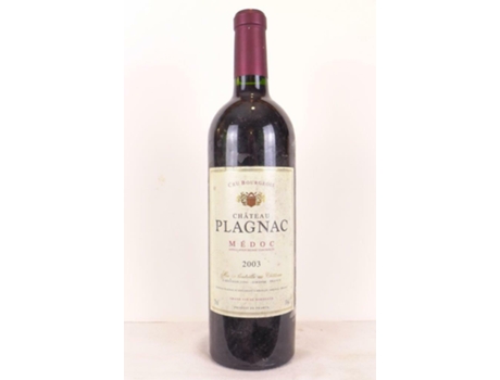 Vinho Tinto CHÂTEAU PLAGNAC 1989 (150 cl - 1 unidade)