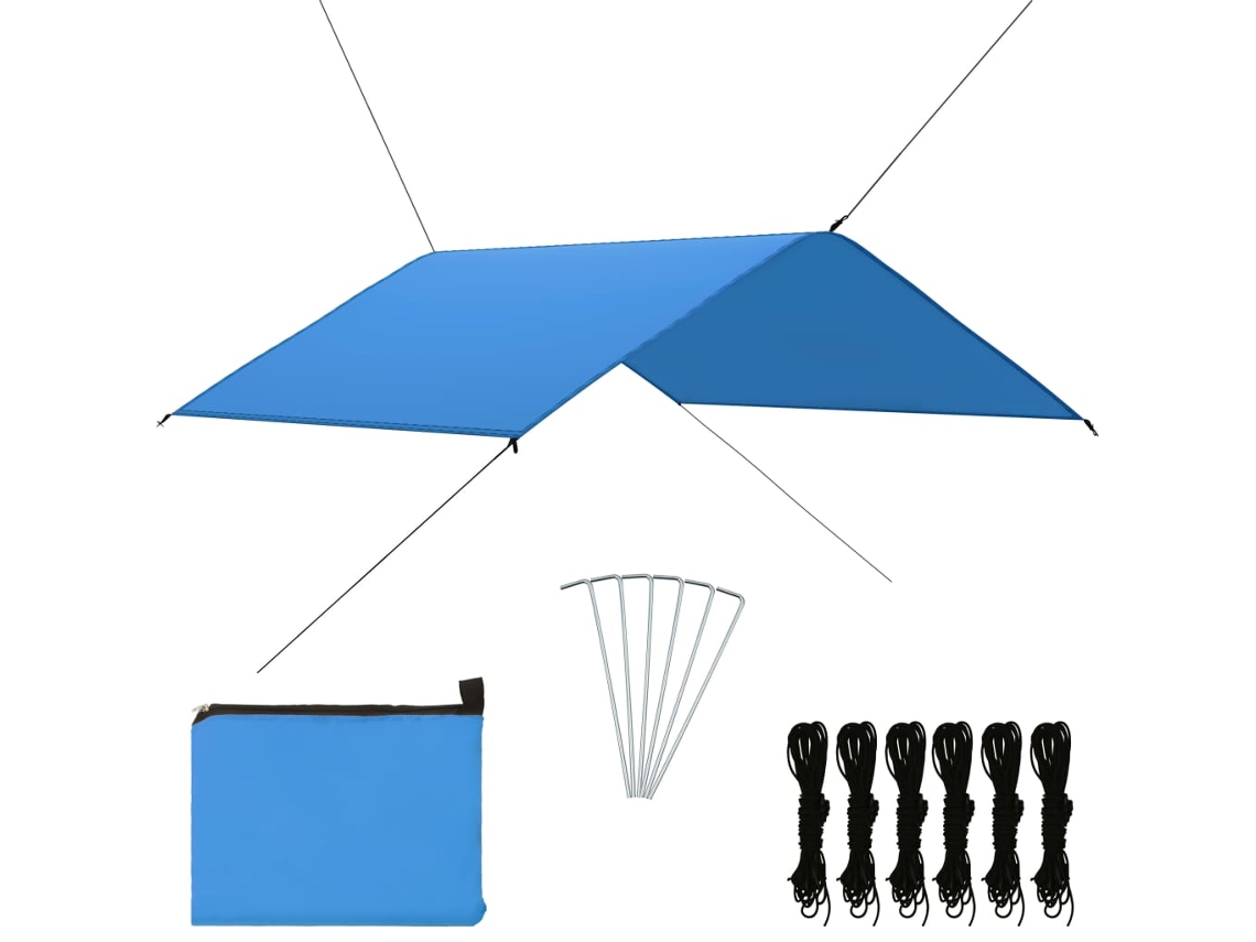 Vidaxl Lona De Exterior 4x4 M Azul