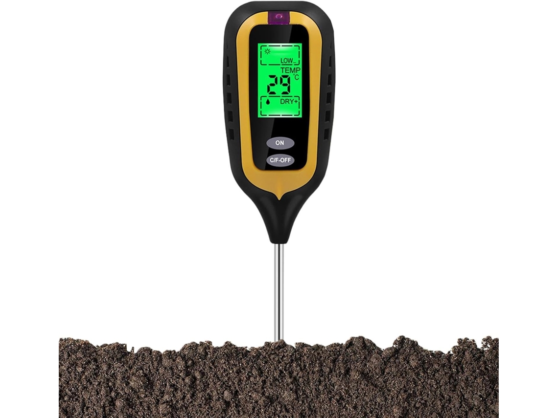 Medidor De Umidade Do Solo, Testador Plantas Interativo, Ferramenta Temperatura Para Jardim | 4em 1com Ph, Luz