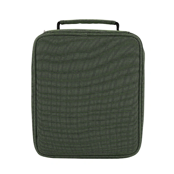 Estojo para Lápis, Grande Capacidade, Dobrável, com Zíper, Tecido Oxford, Verde AQUAFORGE
