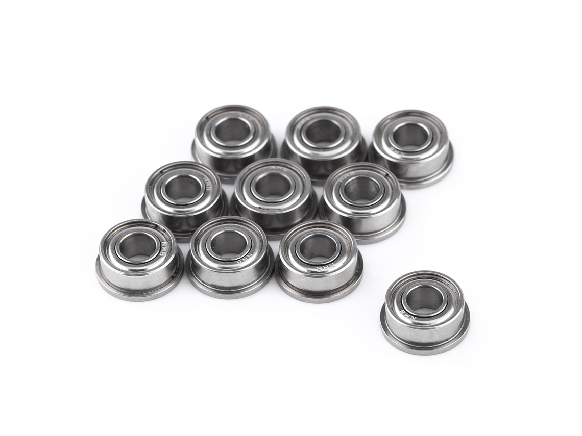 10pcs Rolamentos De Bola Miniatura Com Flange F684zz 4x9x4mm Aço Duplo Blindado Para Impressora 3d