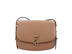 Bolsa Crossbody Jimmy Choo Jcbcrossbodymobllbiscuitlightgold – Marrom
