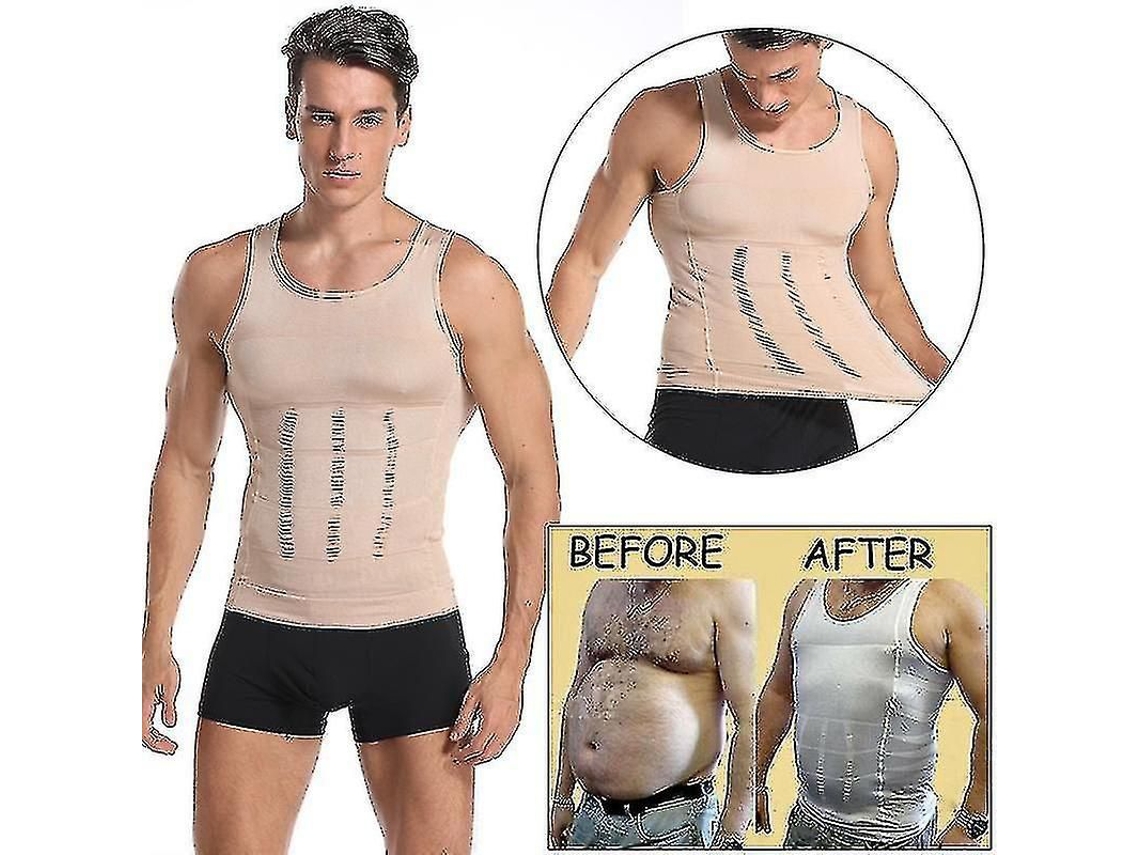 2026 camiseta de Compresión para Ginecomastia Masculina com Entrenador de Cintura, Control Abdominal Y Postura Fitness