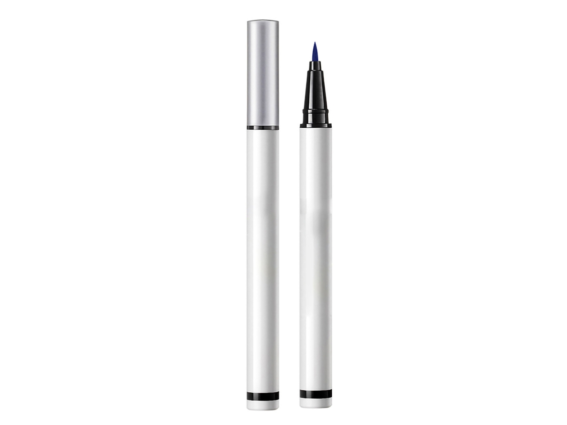 Eyeliner Líquido Impermeável De Longa Duração Secagem Rápida Caneta Ultra Fina Para Mulheres Festa Cena Azul