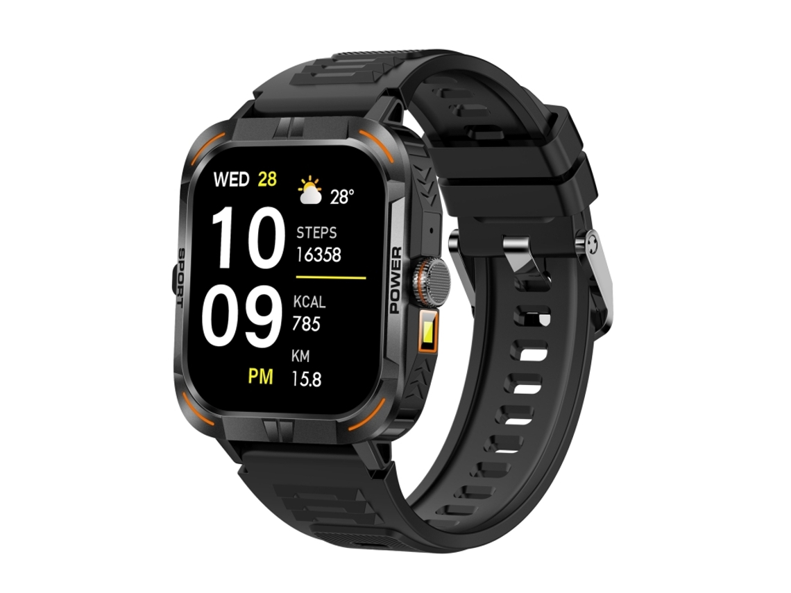 Relógio Inteligente Halinuia Desporto Amoled Modelo Zw69 (tela 1,97" Chamadas Bt, Oxigénio, Fc, Fotografia Remota, Monitor Sono)