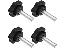 Conjunto De 4 Parafusos Fixação Manual Com Rosca Estrela M8 X 40mm Para Botão Aperto, Peças De Reposição Para Remoção