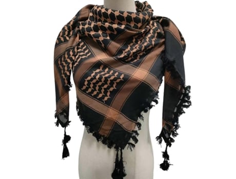 Cachecol De Mulher Giecy Arafat Tradicional Franjas Xale Deserto Shemagh Clássico (tamanho Único)