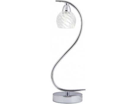 Candeeiro de Mesa  Alana (Prateado - G9 - 40 W - Cristal)