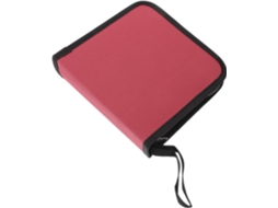Organizador para CDs em tecido Oxford, capacidade para 40 discos, protege seus CDs.