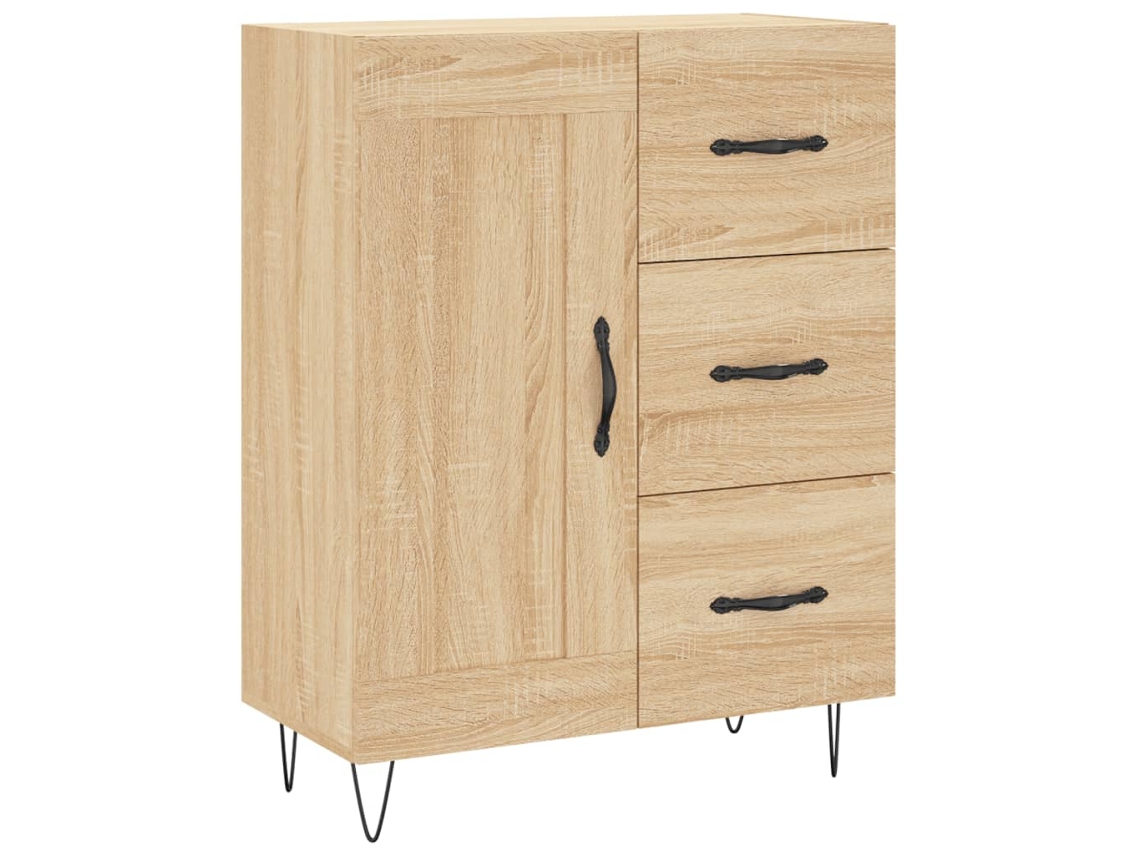 Sideboard, Sideboards Vidaxl Marrom Madeira Processada (n/a)