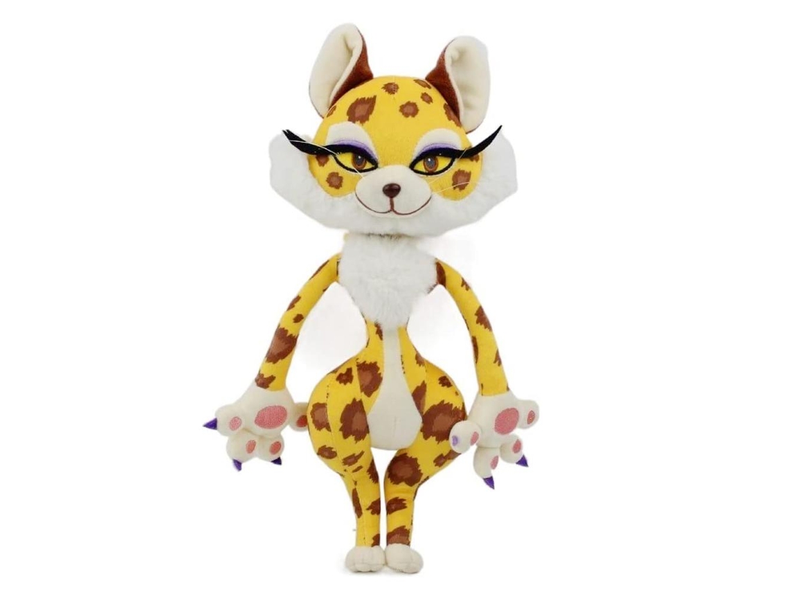 Mali brinquedo de Pelúcia Leopardo Cartoon 37cm/14.5in Jogo Quente Presente para Fãs