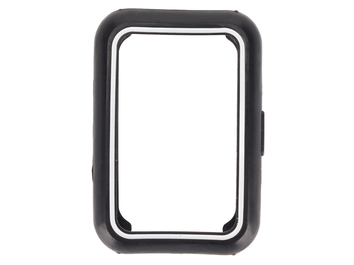 Protetor De Tela Tpu Bumper Case Para Huawei Watch Fit Preto Branco