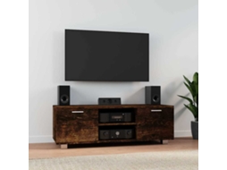 Vidaxl Móvel P/ Tv 120x40,5x35 Cm Derivados De Madeira Carvalho Fumado