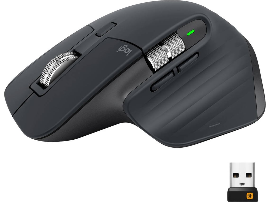Rato LOGITECH MX Master 3 (Wireless - Pro - 4000 dpi - Cinzento sideral)