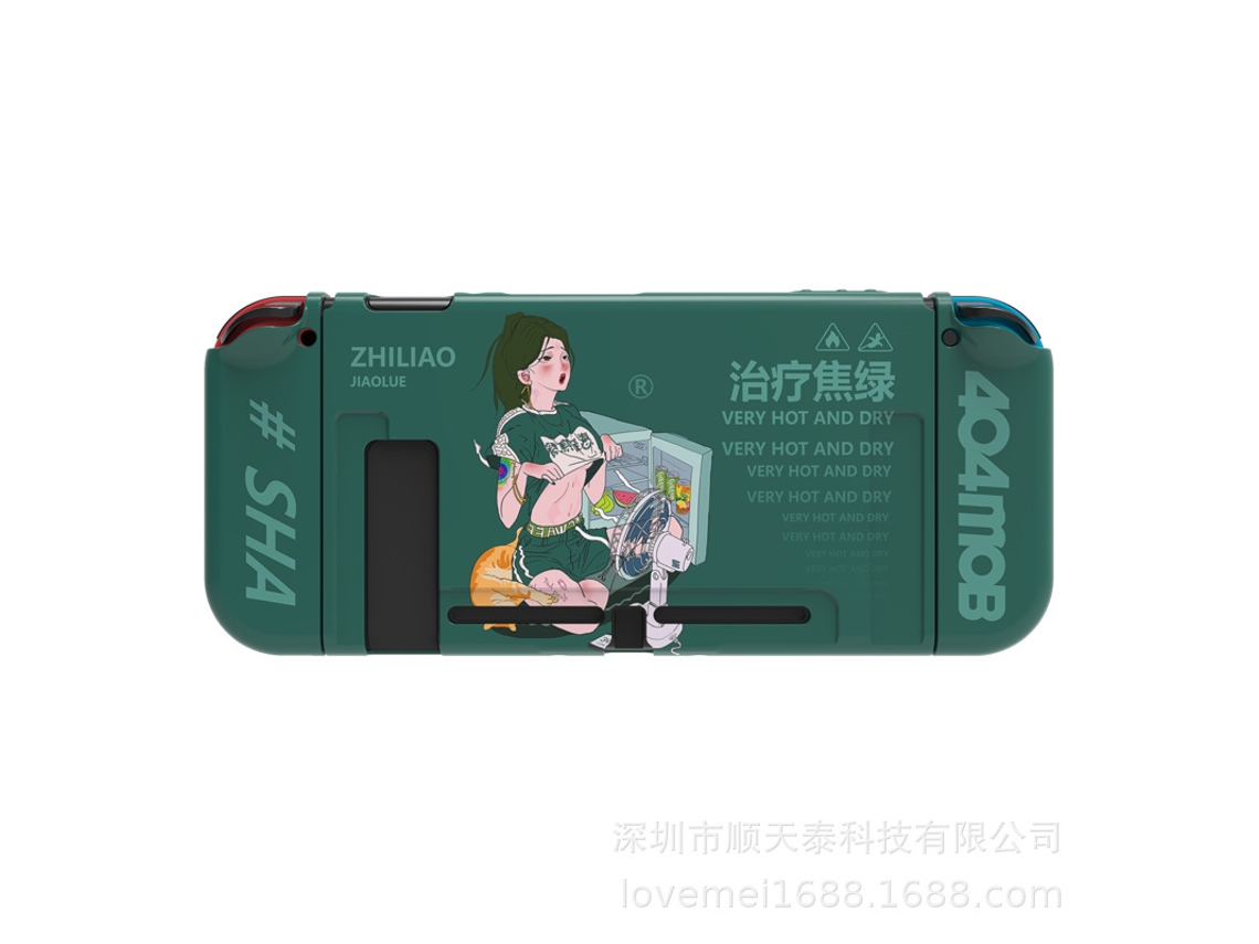 Capa protetora Encaixável para Nintendo Switch, capa fina e macia de TPU para console NS e controles Joy com BRILVIBERA