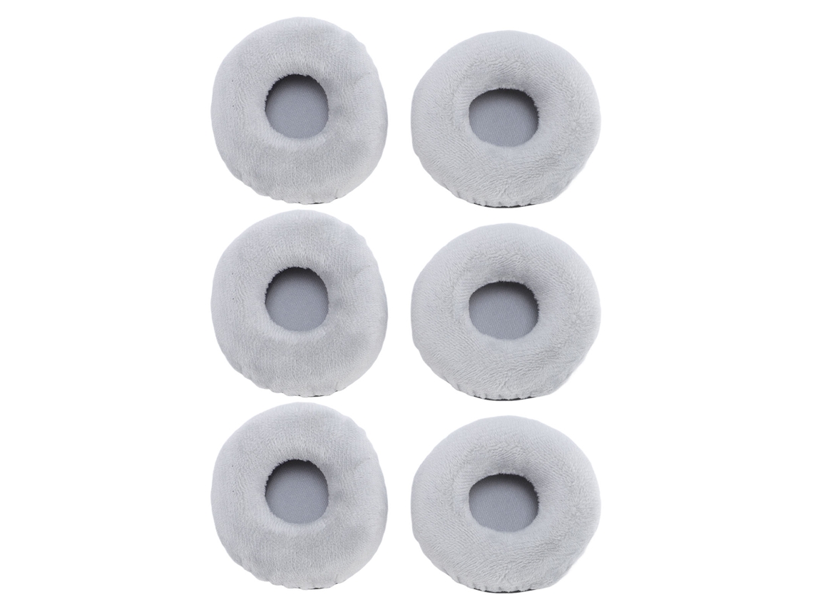 6pcs almofadas de veludo para fones de ouvido 60mm universal Ath ES55 Ath SJ1 cinza S/MARCA