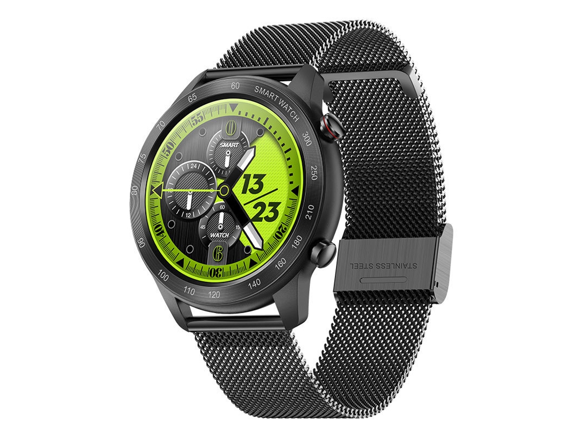 Smartwatch YIZHOOD Te225 Monitor de Frequência Cardíaca Ip68 À Prova de Água Preto