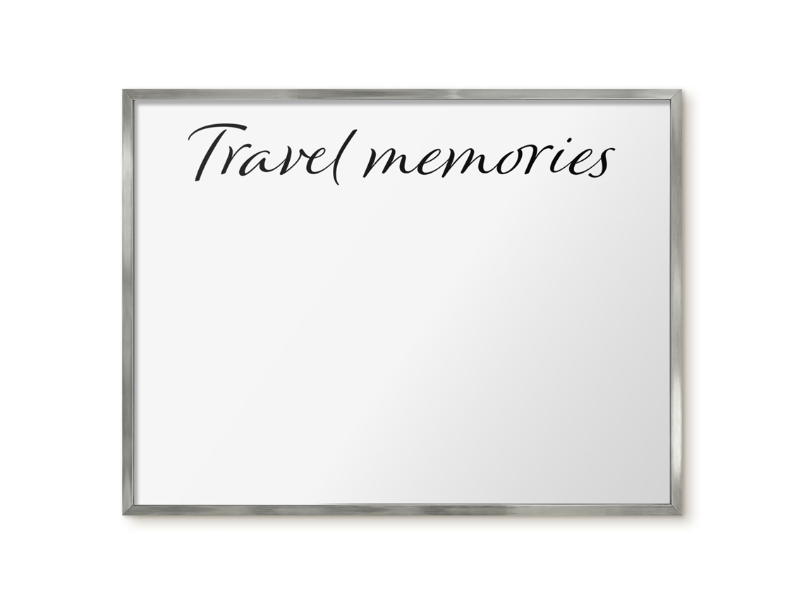 Magnetic Glass Board Travel Memories For The Hall Espelharte (80x60 Cm)