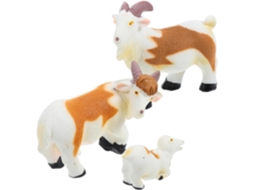 Kit de 3 Ovelhas em Resina, Decoração em Miniatura Fofa para Jardim e Casa de Bonecas, Decoração Criativa de Ovelhas CHABERLU