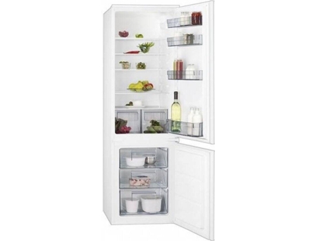 Frigorífico Combinado Encastre AEG SCB41811LS (Estático - 177.2 cm - 268 L - Branco) — Estático | Refr. 196 L Cong. 72 L