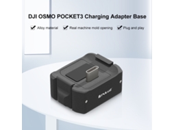 Base De Carga E Suporte Para Câmera Puluz Pu897b Compatível Com Dji Osmo Pocket 3