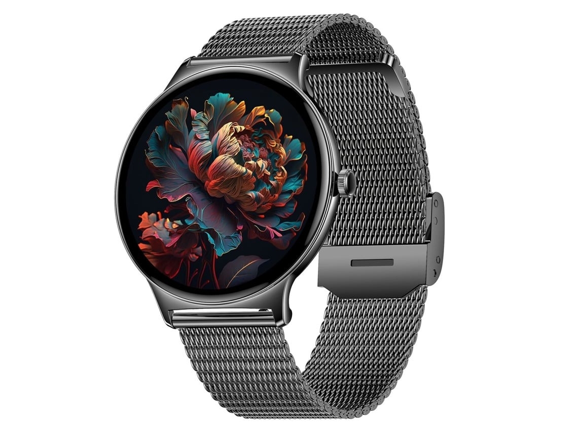Smartwatch V89 1,43 Polegadas Amoled Saúde Feminina Bluetooth Chamadas Interface De Usuário Elegante (preto)