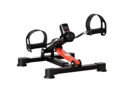 Mini bicicleta ergométrica com visor LCD, altura e comprimento ajustáveis S/MARCA