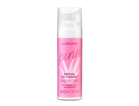Spf30 Hydrating Face Serum, 30ml Pink Formula For Skin Protection Aloesove