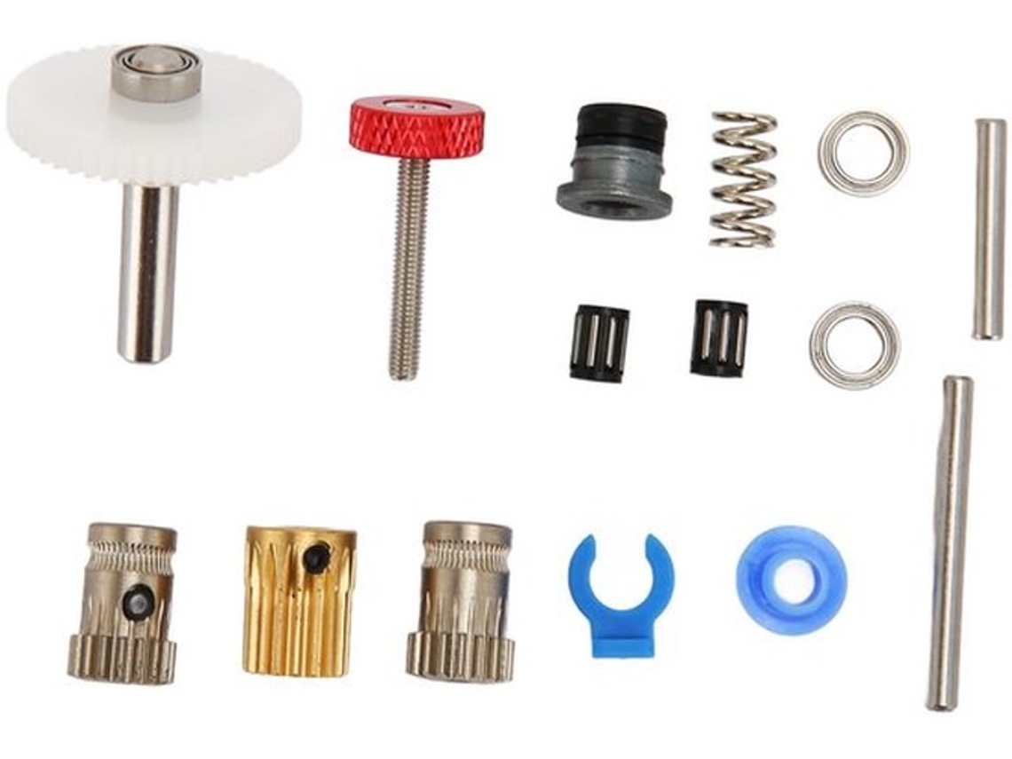 Kit De Extrusão Dual Câmbio - Kit De 15 Peças - Aço Forjado - Compatível Com Prusa/bowden/sherpa - Conjunto De Acessórios Completo - Instalação Fácil