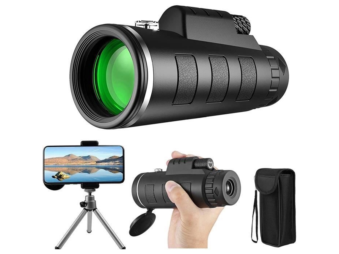 Monocular Starscope 40X60 com Clipe de Telefone e Tripé