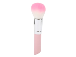 Pincel De Maquiagem Profissional Portátil Para Blush E Pó Solto (rosa)