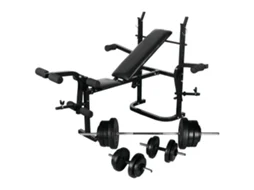 Workout Bench, Workout Benches Vidaxl Preto Aço