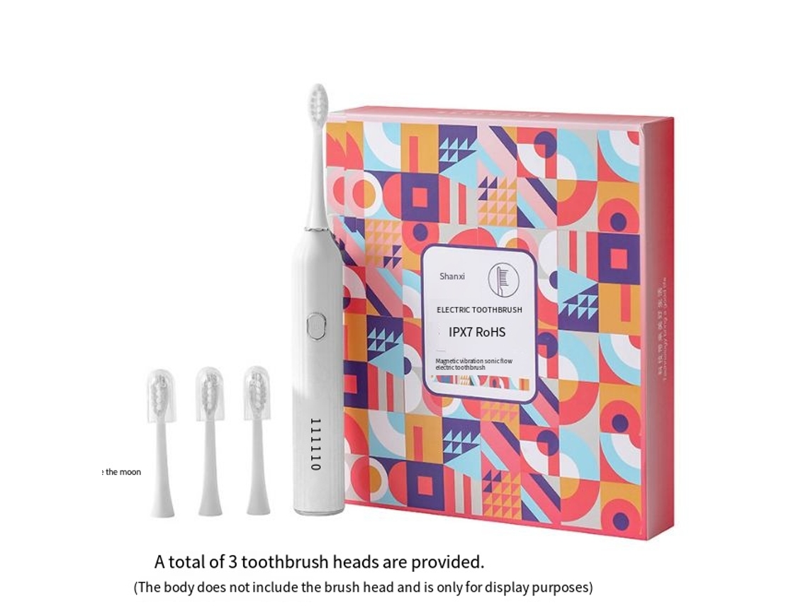Escova De Dentes Elétrica Sônica Para Adultos, 5 Modos De Limpeza, Motor Flutuante, Escova De Dentes Elétrica Com Cores Em Degradê Mr