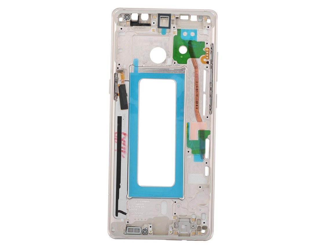Aetheria tampa Traseira Moldura Média Metal para Samsung Note 8 N950f Bateria Housing Substituição Ouro