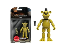 Figura Ação Five Nights At Freddy's | Golden Freddy | 20 Cm | Pvc | Animatrónico Articulado | Fnaf