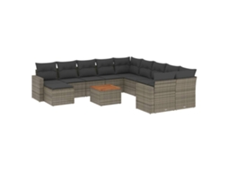 Garden Sofa Set, Garden Sofa Sets Vidaxl Cinzeto Rattan / Vime (n/a)