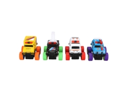 Primerox brinquedo de Ambulância Educativo Leve com Moldes Exquisitos e Função de Recuo para Crianças
