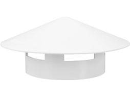 Tampa De Chaminé De Plástico Branco, Impermeável, Em Formato De Cogumelo.