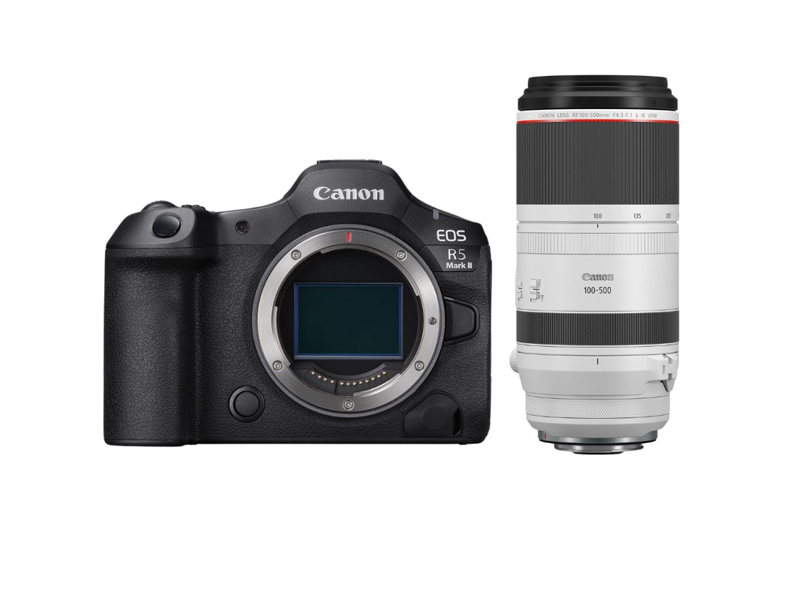 Eos R5 Mark Ii + Rf 100 500mm F/4.5 7.1 L Is Usm + Ebook “20 Dicas para Fotos Que Impressionam” CANON