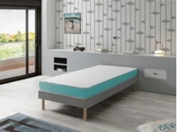 Colchão de espuma 90X180 TUBKAL, Altura 14 CM, Ergonómico e adaptável