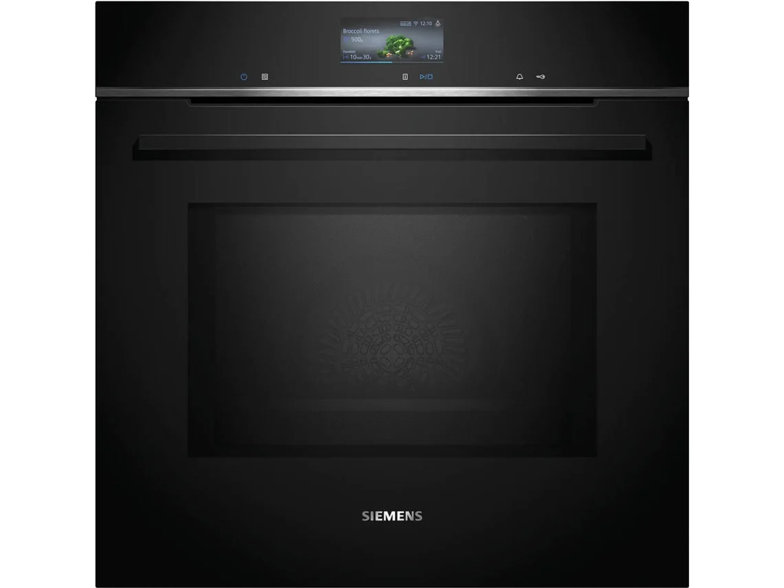 Forno Encastre SIEMENS HM776GKB1 (67 L - Pirolítico - Preto)