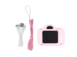 Câmera Infantil com Dupla de 1080p, Educativa, Rosa CHABERLU