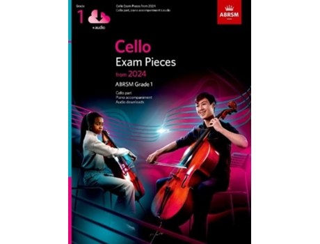 Livro Cello Exam Pieces from 2024, ABRSM Grade 1, Cello Part, Piano Accompaniment Audio de Abrsm (Inglês)